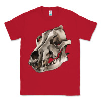 Red Wolf skull Classic Tee - RanaPortraitStore
