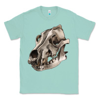 Seafoam Wolf skull Classic Tee - RanaPortraitStore