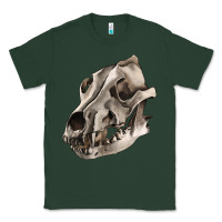 Sports Green Wolf skull Classic Tee - RanaPortraitStore