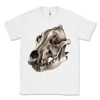 White Wolf skull Classic Tee - RanaPortraitStore