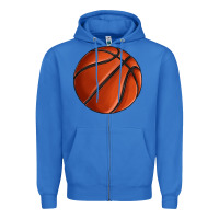 True Royal basketball Zipper Hoodie - texasbilliewilder