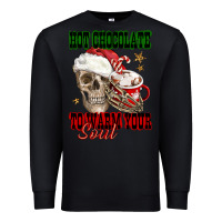 Black hot chocolate to warm your soul Premium Sweatshirt - FaDigitalArtStudio