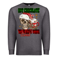 Charcoal Heather hot chocolate to warm your soul Premium Sweatshirt - FaDigitalArtStudio