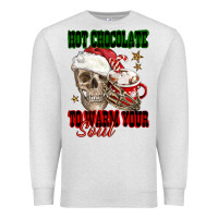 Oatmeal Heather hot chocolate to warm your soul Premium Sweatshirt - FaDigitalArtStudio