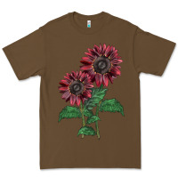 Cacao 2 Chocolate sunflower Premium Tee - LillyAllenDesigns