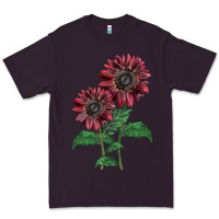 Plum 2 Chocolate sunflower Premium Tee - LillyAllenDesigns