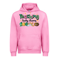 Fuchsia Pink teaching lucky charm Urban Hoodie - MaliasSmallBusiness