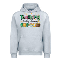 Heather Grey teaching lucky charm Urban Hoodie - MaliasSmallBusiness