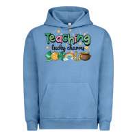 Pigment Pebble Blue teaching lucky charm Urban Hoodie - MaliasSmallBusiness