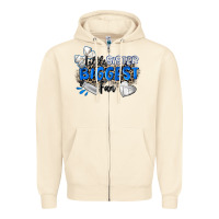Sandshell little sister biggest fan volleyball Zipper Hoodie - Zillion Design Studio
