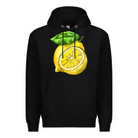 Black lemon Premium Hoodie - BarkalooDesign