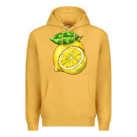 Mustard lemon Premium Hoodie - BarkalooDesign
