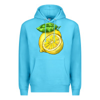 Ocean Blue lemon Premium Hoodie - BarkalooDesign