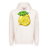 Pale Pink lemon Premium Hoodie - BarkalooDesign