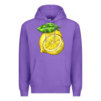 Purple lemon Premium Hoodie - BarkalooDesign