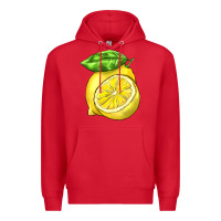 Red lemon Premium Hoodie - BarkalooDesign
