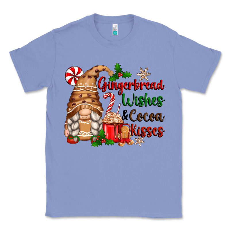 Gingerbread Wishes And Cocoa Kisses Classic Tee by Zillion Design Studio | Teevron