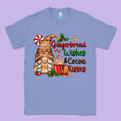 Classic Tee gingerbread wishes and cocoa kisses