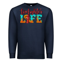 Navy firefighter life Premium Sweatshirt - HRA Design Shop
