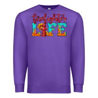 Purple firefighter life Premium Sweatshirt - HRA Design Shop
