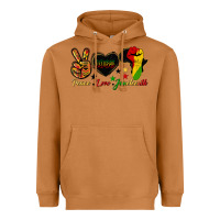 Meerkat peace love juneteenth raised fist Heavyweight Hoodie - HRA Design Shop