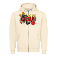 Sandshell little sister biggest fan softball Zipper Hoodie - Zillion Design Studio
