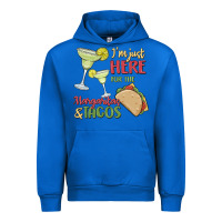 Cobalt i'm here for the margaritas and tacos Urban Hoodie - MaliasSmallBusiness