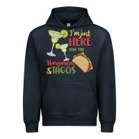 Navy i'm here for the margaritas and tacos Urban Hoodie - MaliasSmallBusiness