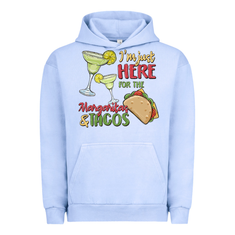 I'm Here For The Margaritas And Tacos Urban Hoodie by MaliasSmallBusiness | Teevron