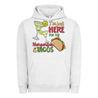 Pigment Lunar Rock i'm here for the margaritas and tacos Urban Hoodie - MaliasSmallBusiness