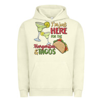 Pigment Pistachio i'm here for the margaritas and tacos Urban Hoodie - MaliasSmallBusiness