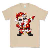 Mushroom dabbing santa with christmas lights Classic Tee - Zillion Design Studio
