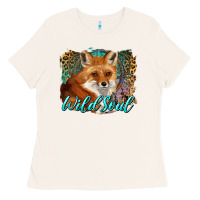 Bone wild soul fox with dream catcher Ladies Tee - BarkalooDesign