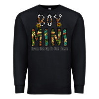 Black boy mini from son up to son down Premium Sweatshirt - CowhideDigitalArt
