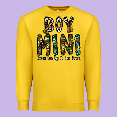 Boy Mini From Son Up To Son Down Premium Sweatshirt Designed By Cowhidedigitalart