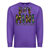 Purple boy mini from son up to son down Premium Sweatshirt - CowhideDigitalArt