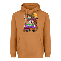 Meerkat Hallloween Farm animals Truck Heavyweight Hoodie - CowhideDigitalArt