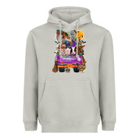 Moon Dust Hallloween Farm animals Truck Heavyweight Hoodie - CowhideDigitalArt