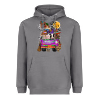Storm Hallloween Farm animals Truck Heavyweight Hoodie - CowhideDigitalArt