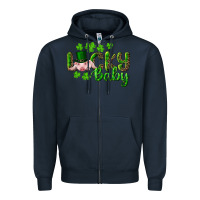 Navy Lucky Baby With Pig Zipper Hoodie - RanaPortraitStore