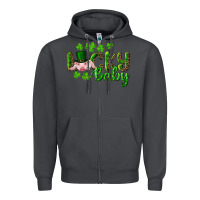 Smoke Lucky Baby With Pig Zipper Hoodie - RanaPortraitStore