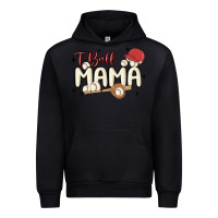 Black t ball mama baseball Urban Hoodie - MaliasSmallBusiness