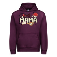 Mauve Wine t ball mama baseball Urban Hoodie - MaliasSmallBusiness