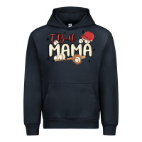 Navy t ball mama baseball Urban Hoodie - MaliasSmallBusiness