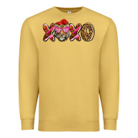 Antique Gold xoxo tiger olivia Premium Sweatshirt - OliviaCreatesArt