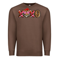Chestnut xoxo tiger olivia Premium Sweatshirt - OliviaCreatesArt