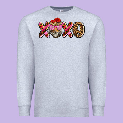Xoxo Tiger Olivia Premium Sweatshirt Designed By Oliviacreatesart