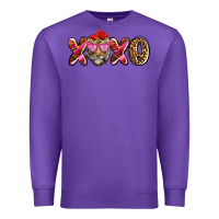 Purple xoxo tiger olivia Premium Sweatshirt - OliviaCreatesArt