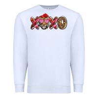 White xoxo tiger olivia Premium Sweatshirt - OliviaCreatesArt