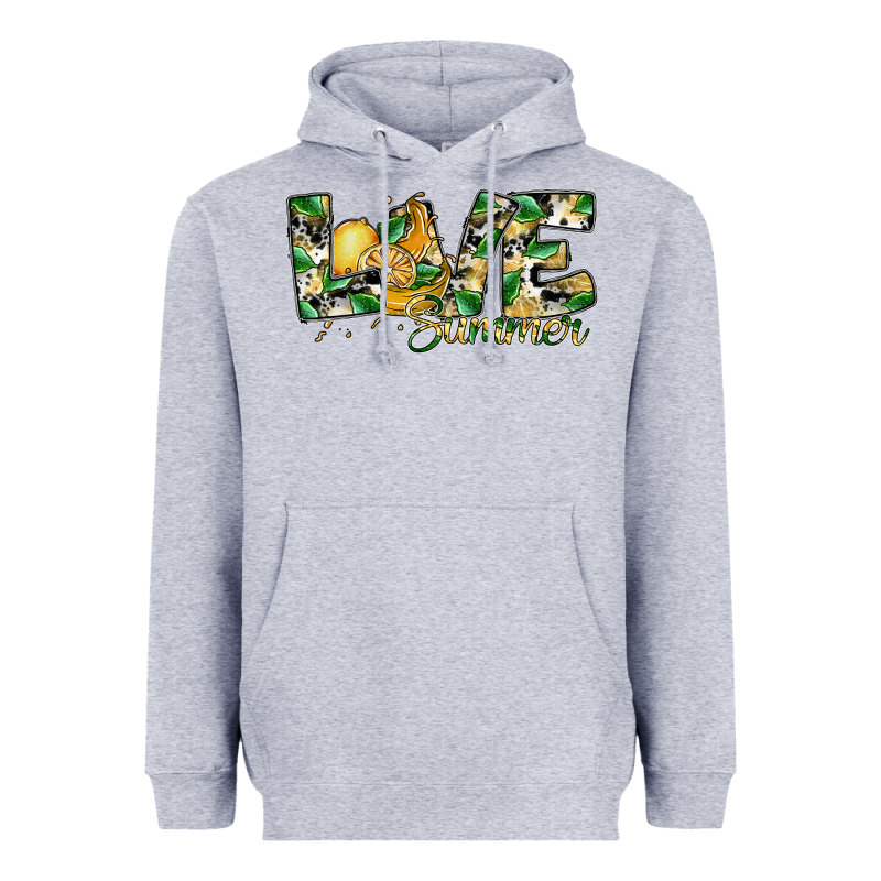 Love Summer Lemon Heavyweight Hoodie by SublimationCraftShop | Teevron